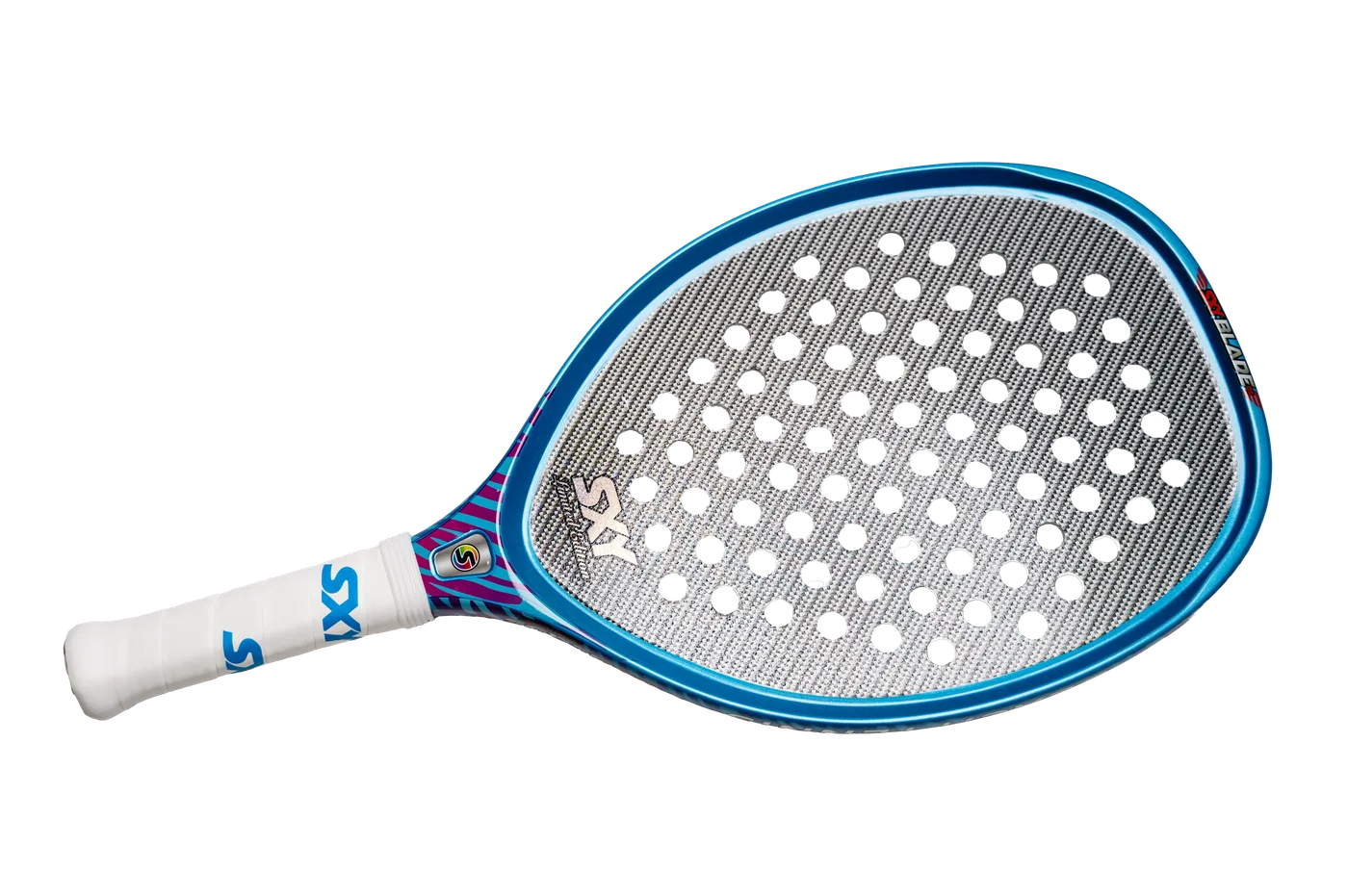 SXY Blade 2.0 Limited Edition Sky Blue Metallic beach tennis paddle