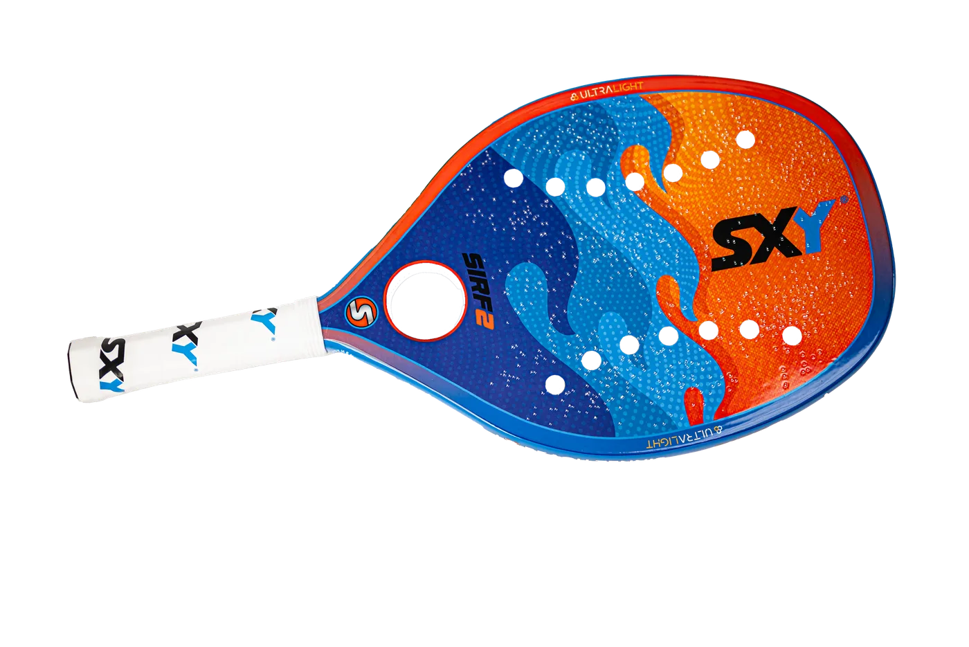 Blue Sirf GT beach tennis paddle