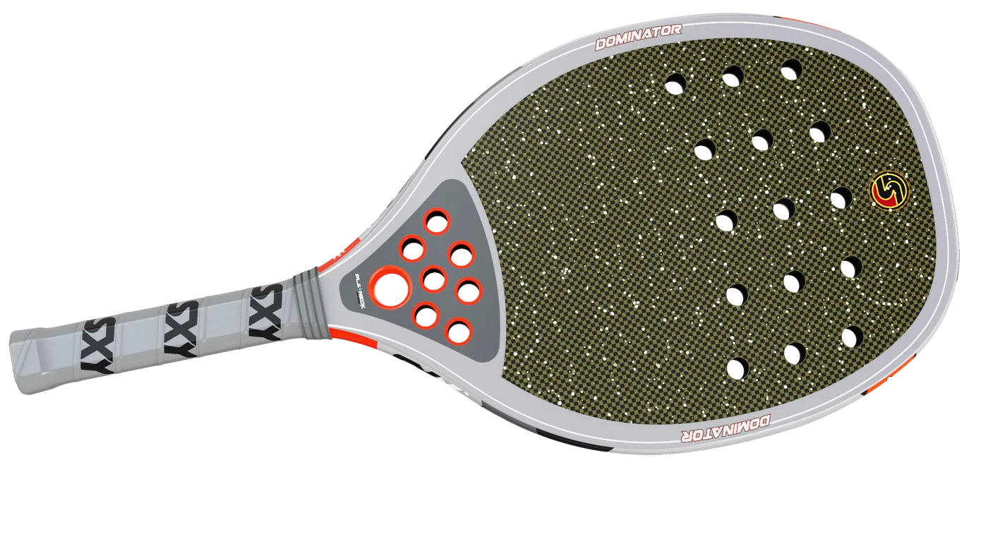SXY Dominator beach tennis paddle used for the paddle finder