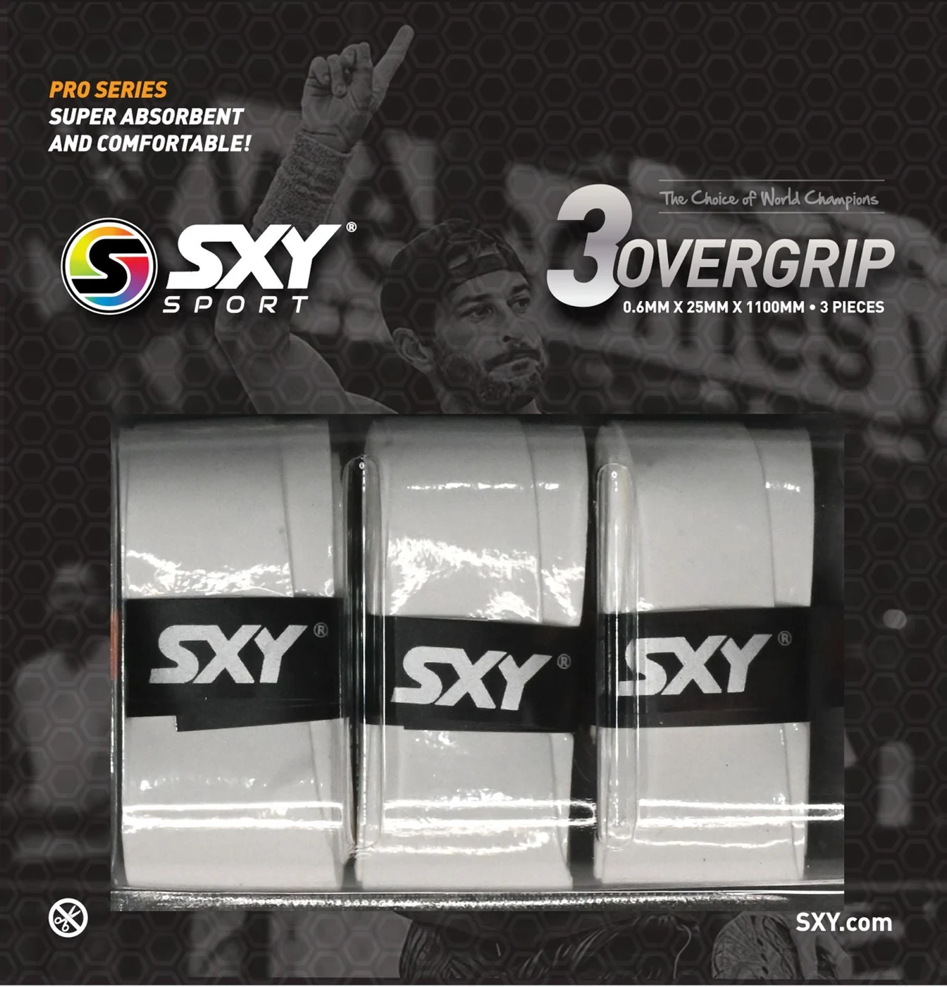 SXY Pro Series beach tennis overgrip