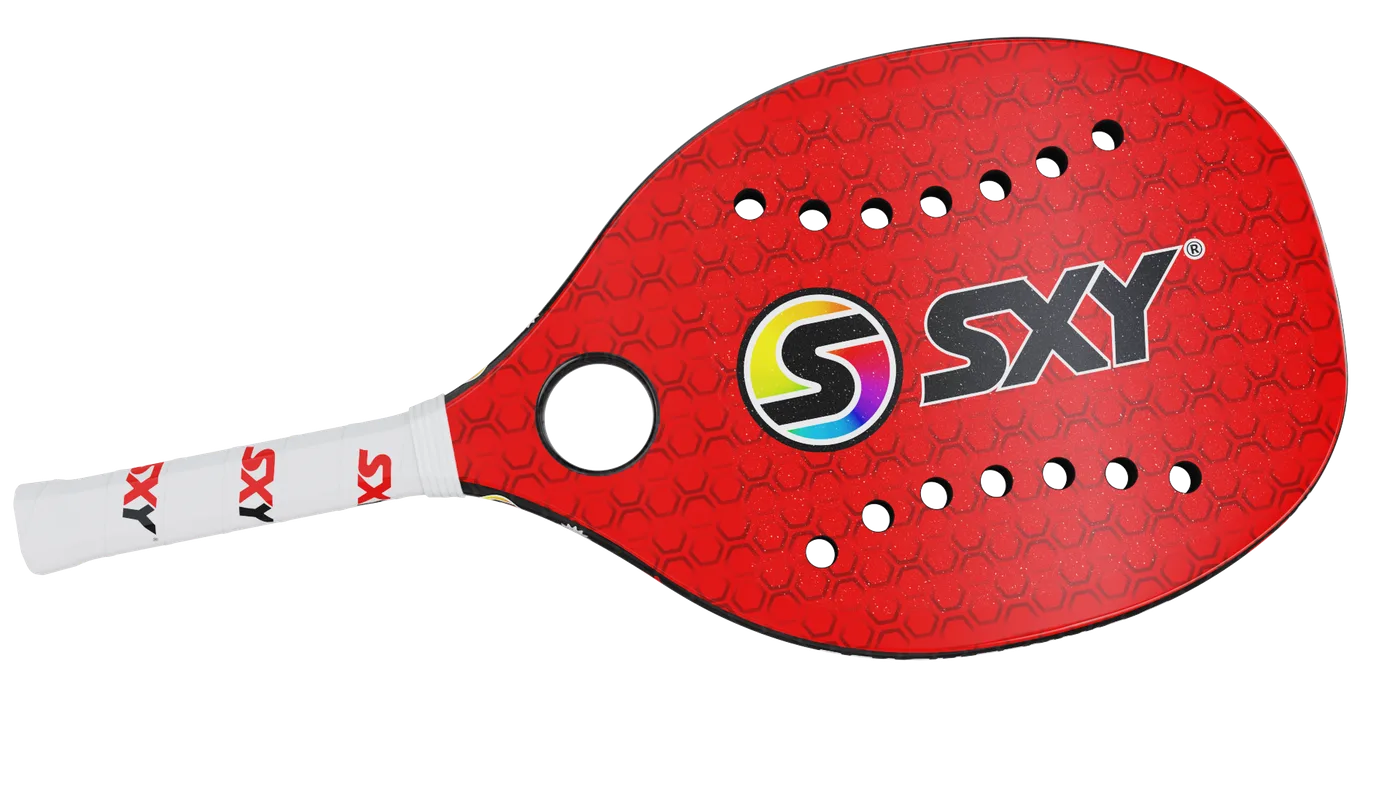 Red Hex GT beach tennis paddle